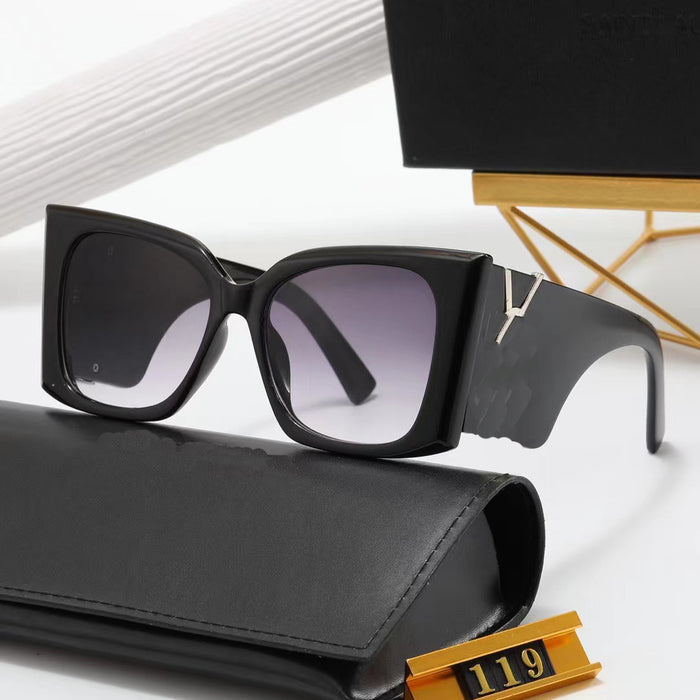 Wholesale Fashionable retro large frame butterfly shaped sunglasses with a high-end feel