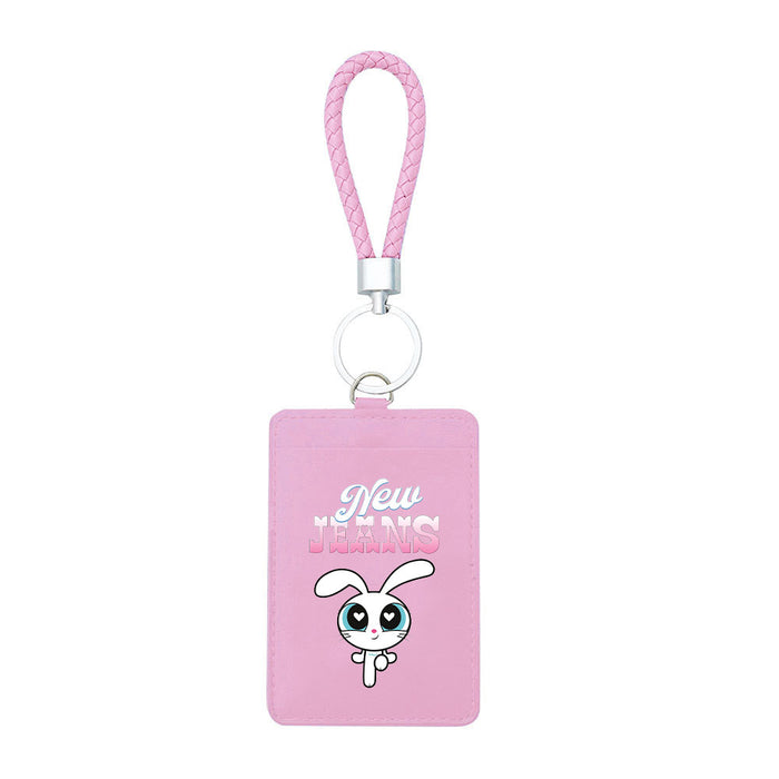 Wholesale PU Card Holder Keychain JDC-KC-ShuaiX002