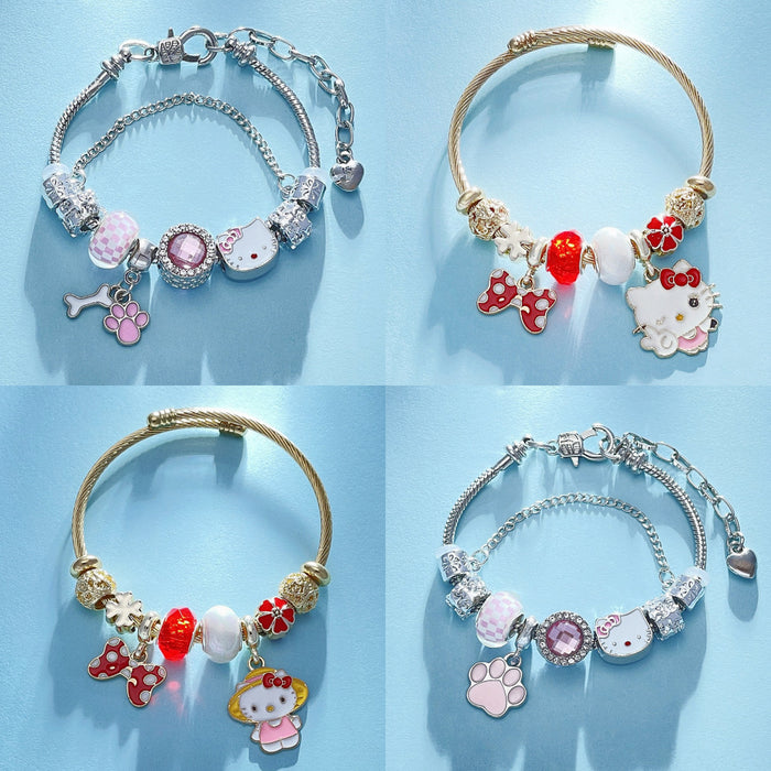 Wholesale Cartoon Bead Zinc Alloy Bracelet (F) JDC-BT-RanYan001