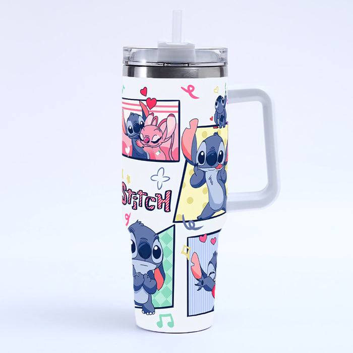 Wholesale Cute cartoon-themed 40oz stainless steel car ice bullies cup with handle.