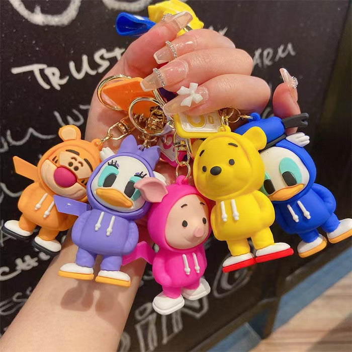 Wholesale Cartoon Dolls Silicone Keychain JDC-KC-ShiX007