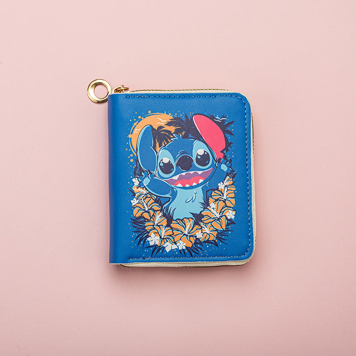 Wholesale Wallet short zipper student wallet small wallet coin purse card holder
