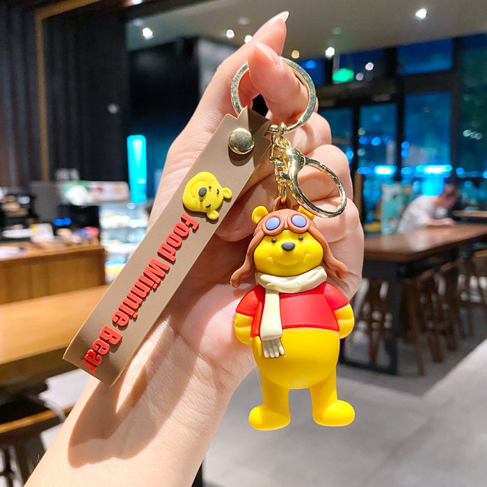 Wholesale Bear couple bag ornaments car key chain