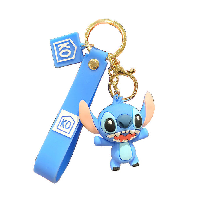 Wholesale Cartoon Silicone Keychains JDC-KC-LeZi004