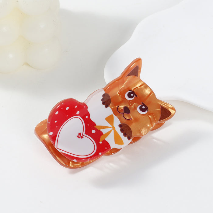 Wholesale Christmas Animal Series Grabber Cartoon Cute Hairpin Female Shark Clip Hair Accessory