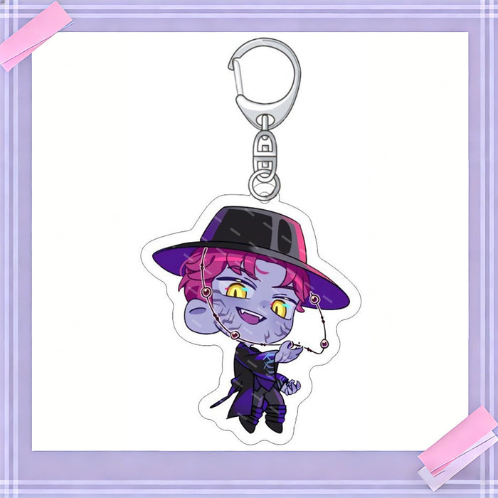 Wholesale 10pcs/set K-POP anime merchandise acrylic keychains and pendants