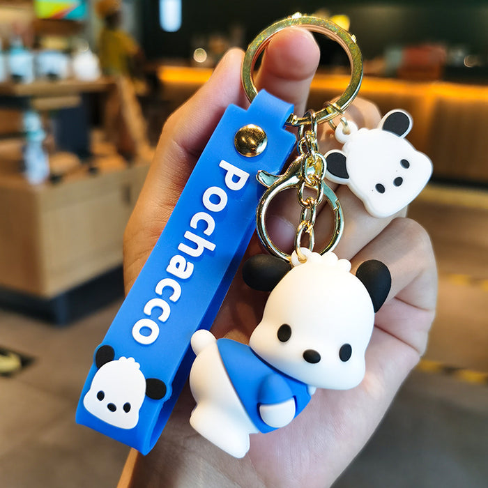 Wholesale Cartoon Silicone Doll Keychain JDC-KC-Tingm286