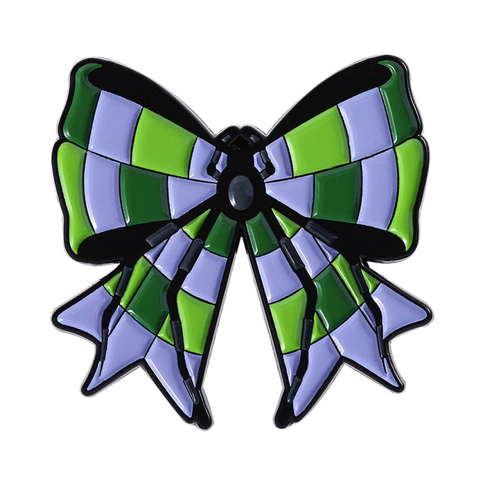 Wholesale Punk Dark Style Bow Brooch Zinc Alloy Lapel Pin Badge JK Skirt Decorative Gift