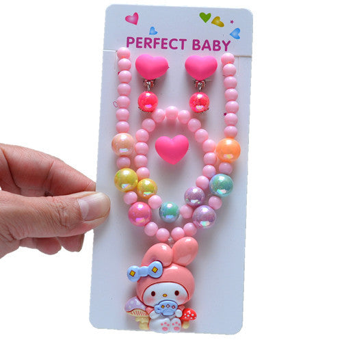 Wholesale Children' s Cartoon Cute Beaded Necklace