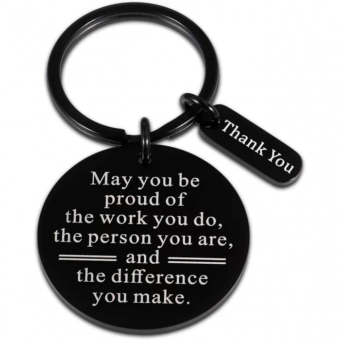 Wholesale May You Be Stainless Steel Keychain JDC-KC-TangMumao002