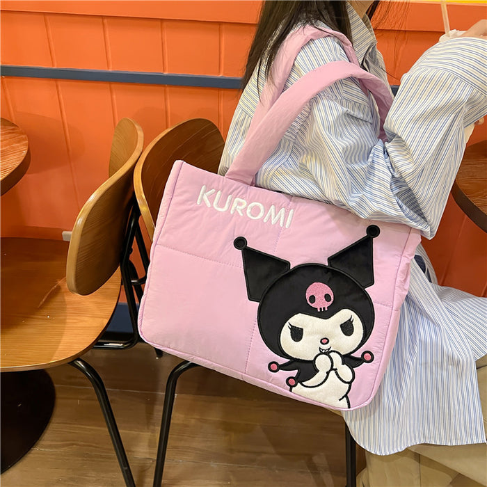 Wholesale New Style Cartoon Down Cloth Handbag Small Dog Shoulder Bag Cute Rabbit Tote Bag Birthday Gift JDC-SD-ZeZ002