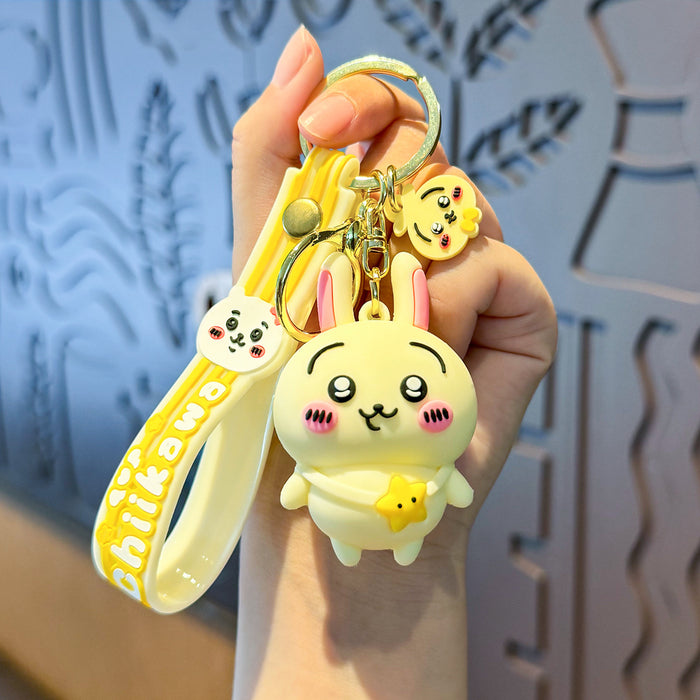 Wholesale PVC Cartoon Doll Keychain JDC-KC-MengXu012