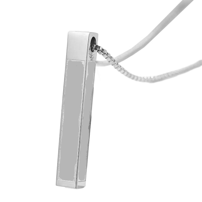 Wholesale Stainless steel bar pendant titanium steel necklace