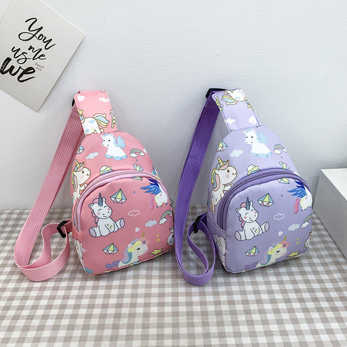 Wholesale Nylon Cartoon Male and Female Baby Crossbody Bag Cute Coin Purse JDC-SD-YuanDuo030