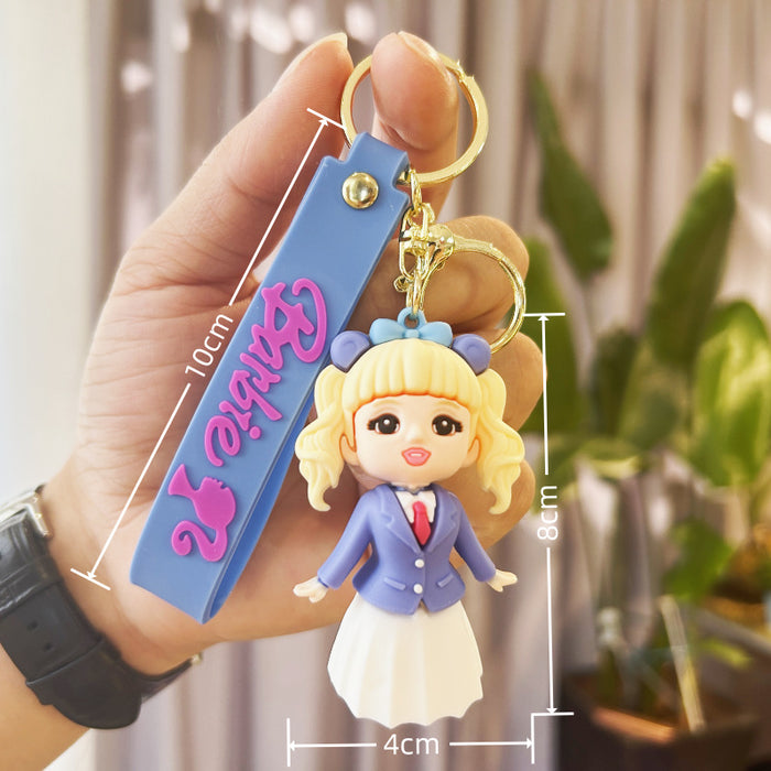 Wholesale Cartoon Doll Silicone Keychains (F) JDC-KC-Chucheng007