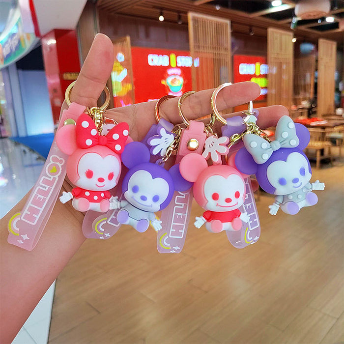 Wholesale Silicone Cartoon Keychain JDC-KC-QingYun003