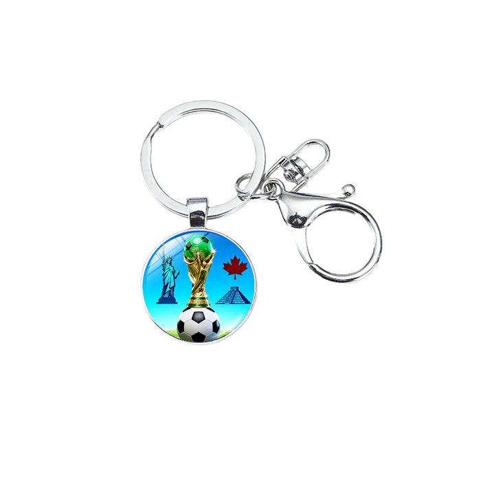 Wholesale Football keychains for bags,  clothes,  decorations,  and pendants