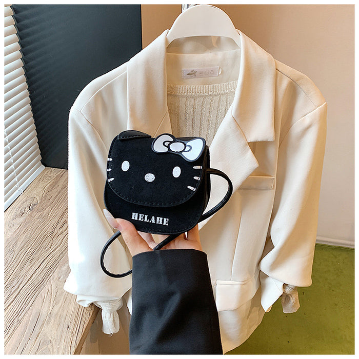 Wholesale Cartoon cute cat little girl coin purse mini parent-child crossbody bag wallet Shoulder Bags