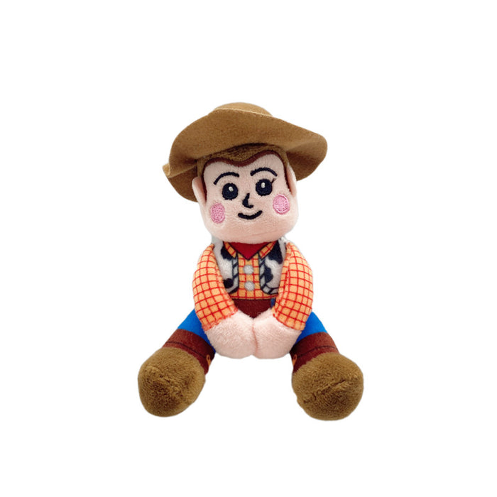 Wholesale plush pendant stall cartoon keychain plush toy