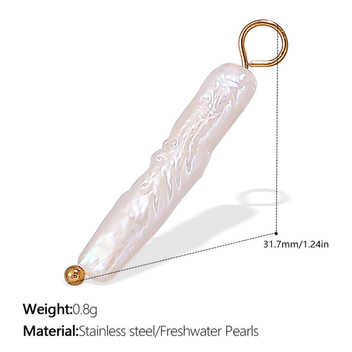 Wholesale Pendant Marine Series Small Fish Starfish Pearl Stainless Steel