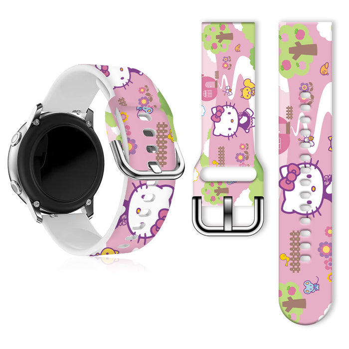 Wholesale Printed TPU Watch Strap Wrist Strap JDC-WD-NuoQi087