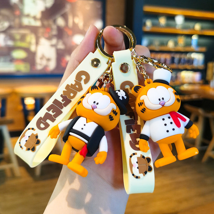 Wholesale Cartoon 3D Doll Rubber Keychain JDC-KC-Tingm038