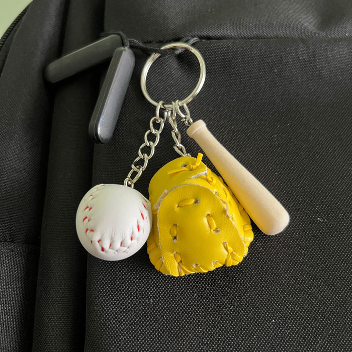 Wholesale PU Baseball Keychain JDC-KC-KangX001