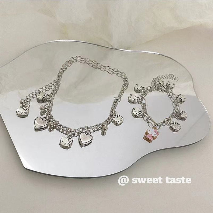 Wholesale Alloy Double-layer Bracelets (S) JDC-BT-Baiyue001