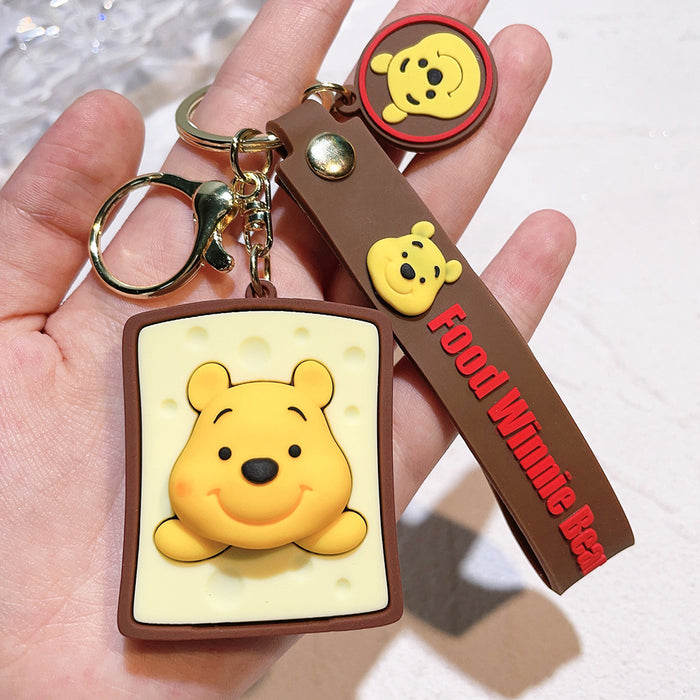 Wholesale Cartoon doll keychain,  cute bag charm,  silicone