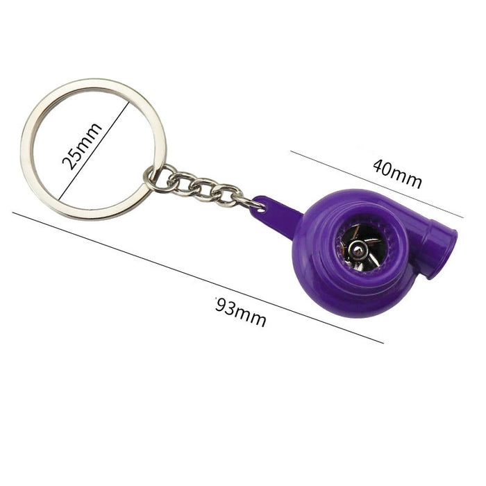 Wholesale Mini Metal Turbo Keychain