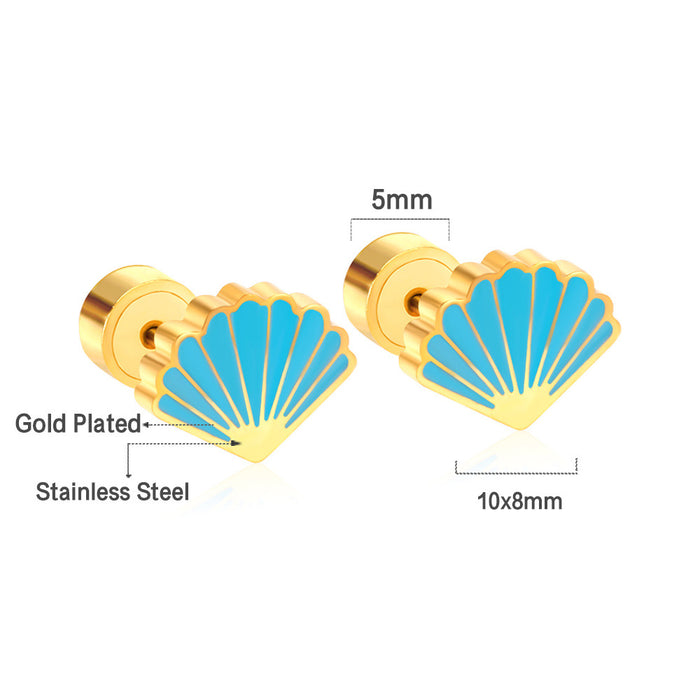 Wholesale Niche Design Cute Fruit Plants Rainbow Earrings