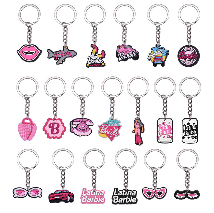 Wholesale Cute Soft Pvc Keychains Pendant JDC-KC-XinChuang002