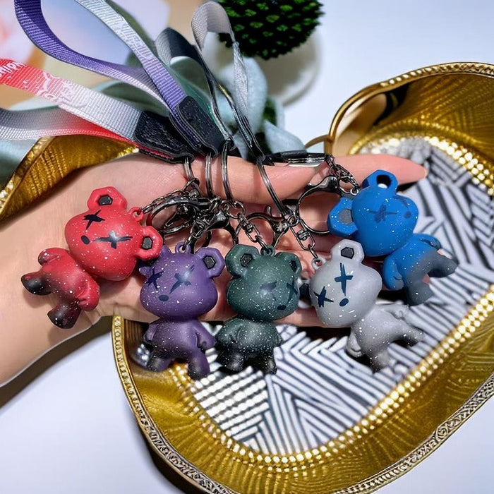 Wholesale  bear keychain bear boys and girls key chain bag pendant accessories