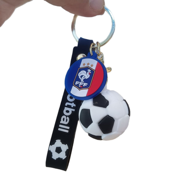 Wholesale Cartoon Football Commemorative Keychain