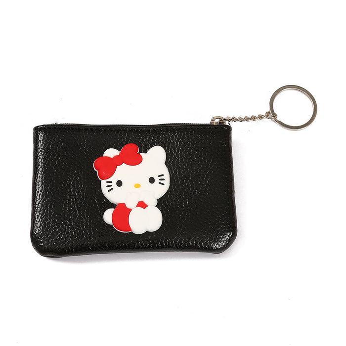 Wholesale Cartoon Cute PU Zipper Coin Purse Keychain JDC-KC-YiK007