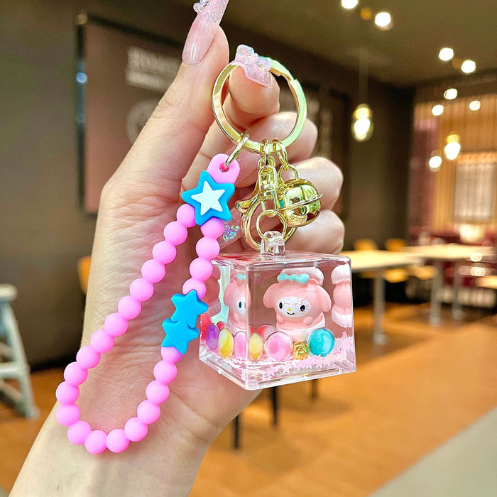 Wholesale Acrylic Large Square Cartoon Doll Keychain JDC-KC-JinM011