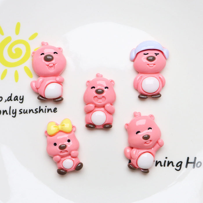 Wholesale 10PCS Cartoon 3D Doll Accessories DIY Resin Accessories JDC-FK-YaoL011