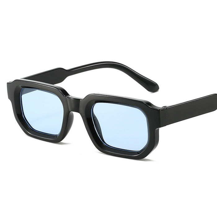 Wholesale Square frame sunglasses, new retro polygon sunglasses, simple and high-end fashion glasses