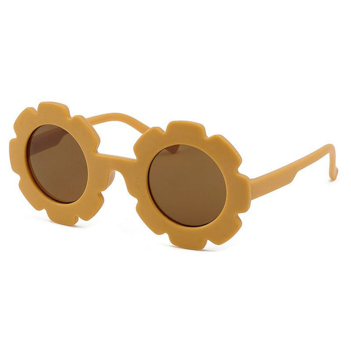 Wholesale Sunflower Children's Sunglasses Baby Fashion Flower Glasses
