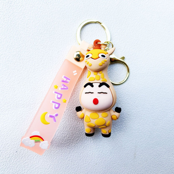 Wholesale PVC Cartoon Doll Keychain JDC-KC-WuYi166