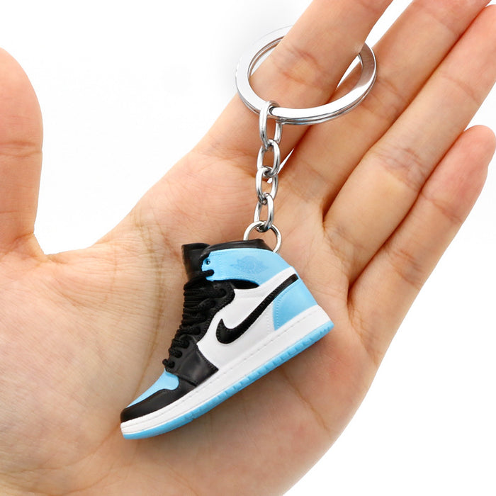 Wholesale PVC Mini Basketball Shoe Keychain JDC-KC-QLPing008