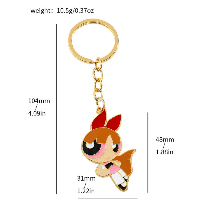 Wholesale Metal Keychain Cartoon Cute (M) JDC-KC-ShaoH010