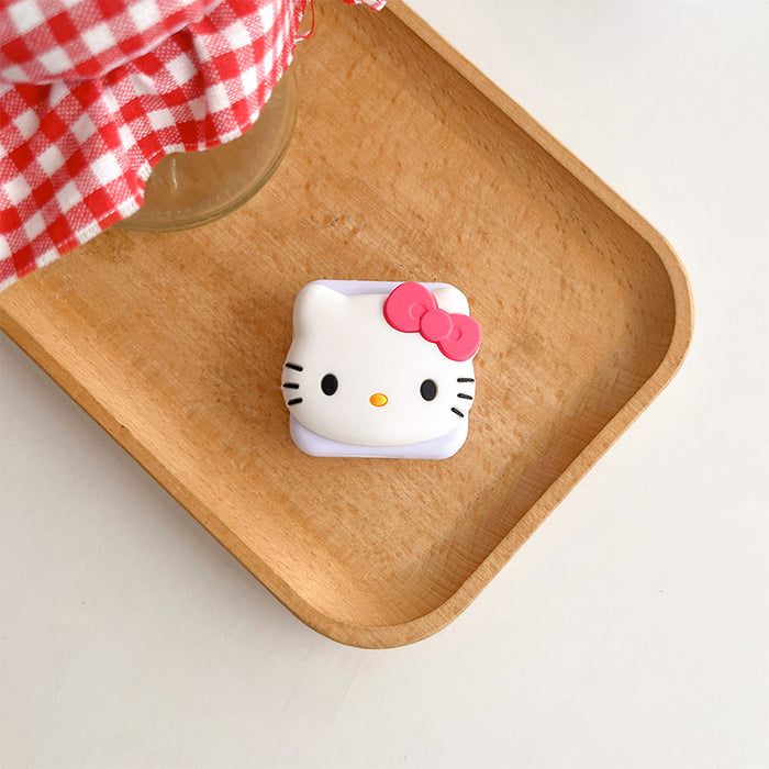 Wholesale Cartoon Cat Flip-Mirror Phone Grips