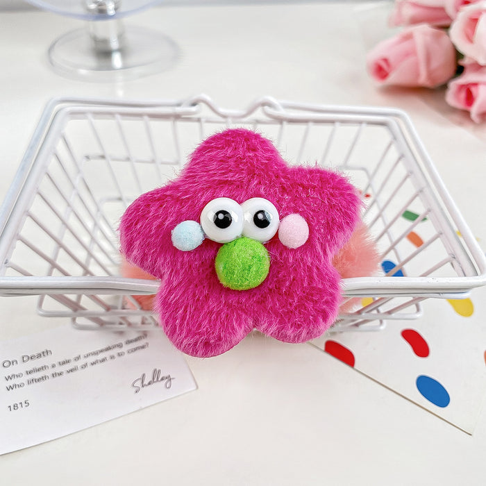 Wholesale Plush Cartoon Cute Big Mouth Monster Hair  Scrunchies JDC-HS-BFY002