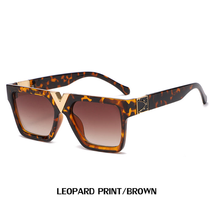 Wholesale Fashion Large Frame Sunglasses Box Sunglasses Cross border