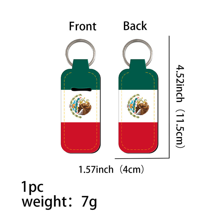 Wholesale Flag Pattern Keychains