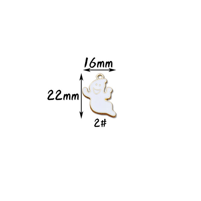 Wholesale 10pcs  Series  Alloy Dripping Oil Earrings Pendants Jewelry Accessories Factory