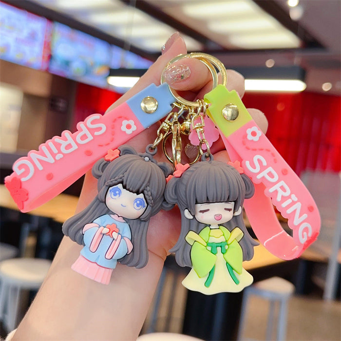 Wholesale Kasuga Hanfu Girl Cartoon Cute Keychain JDC-KC-YueW012