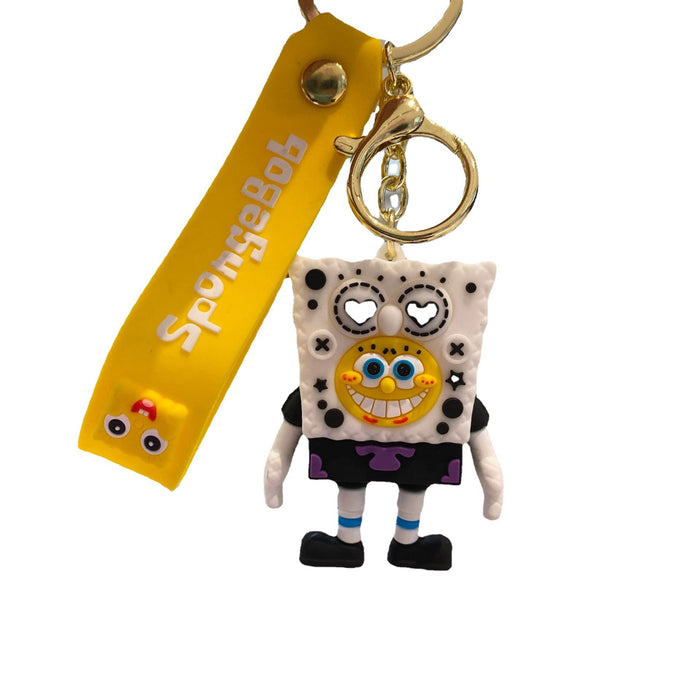 Wholesale Cartoon Silicone Doll Keychain JDC-KC-MingT176