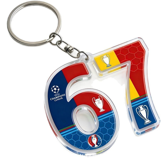 Wholesale World Cup Acrylic Keychain 2D Backpack Pendant Gift Fashion Accessory MOQ≥2